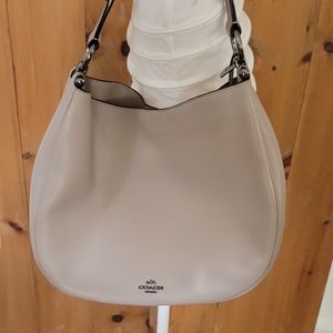 Coach Willow Floral Nomad Hobo in glovetanned leather.